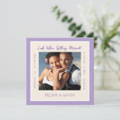 Simple Elegance! Save the Date Flat Card (スタンド正面)