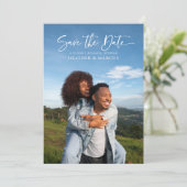 Simple Elegant 4-Photo Calligraphy QR Code (スタンド正面)