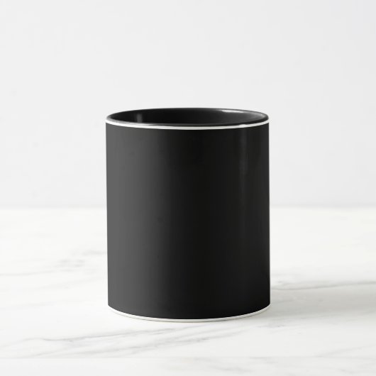 Simple Elegant Black マグカップ (中央)