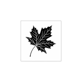 Simple Elegant Botanical Maple Leaf | Motif ラバースタンプ