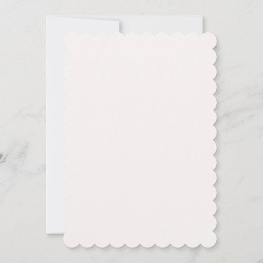 Simple Elegant Bow Baby Shower Invitation 招待状 (裏面)