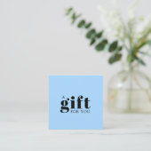 Simple Elegant Business Gift ロイヤリティカード (スタンド正面)