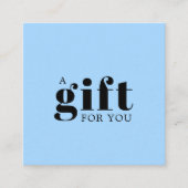 Simple Elegant Business Gift ロイヤリティカード (正面)