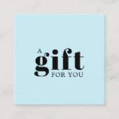 Simple Elegant Business Gift ロイヤリティカード (正面)