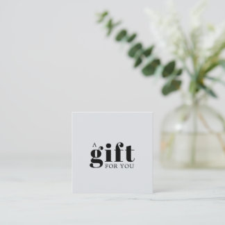  Simple Elegant Business Gift Loyalty Card ロイヤリティカード
