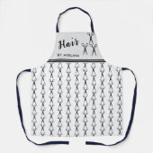 Simple elegant business light beauty salon エプロン (正面)