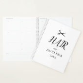 Simple elegant business light beauty salon プランナー手帳 (ディスプレー)