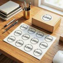 Simple Elegant Company Logo Here | カスタム ミニマル