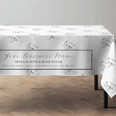Simple Elegant Company Logo Trade Show Branded テーブルクロス