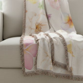 Simple Elegant Contour Map Lines Throw Pillow クッション