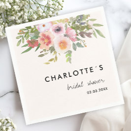 Simple, elegant eucalyptus, flowers スタンダードカクテルナプキン