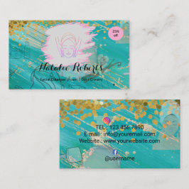 Simple Elegant  Facial Cleanser Foam Gel Cream 名刺