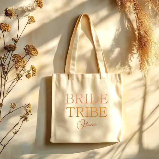 Simple Elegant Favor Bag for Bride Tribe トートバッグ
