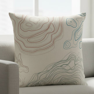 simple Elegant Gift Throw Pillow, Cozy Decorative  クッション