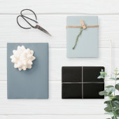 Simple Elegant Gift Wrap - Stylish Modern  ラッピングペーパーシート