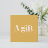 Simple Elegant Golden Yellow Beige Festive (スタンド正面)