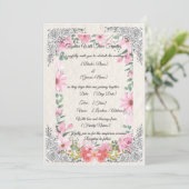 Simple Elegant Indian Wedding Invitation | Traditi 招待状 (スタンド正面)