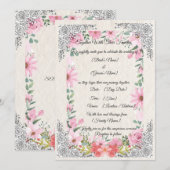 Simple Elegant Indian Wedding Invitation | Traditi 招待状 (正面/裏面)