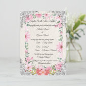 Simple Elegant Indian Wedding Invitation | Traditi 招待状 (スタンド正面)