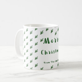 Simple Elegant Merry Christmas mug コーヒーマグカップ