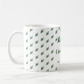 Simple Elegant Merry Christmas mug コーヒーマグカップ (左)