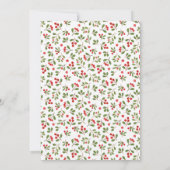 Simple Elegant Merry Christmas Photo Card Gradient シーズンカード (裏面)