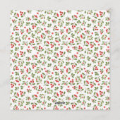 Simple Elegant Merry Christmas Photo Card Gradient シーズンカード (裏面)