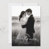 Simple Elegant Modern Photo セーブザデート (正面)