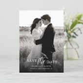 Simple Elegant Modern Photo セーブザデート (スタンド正面)