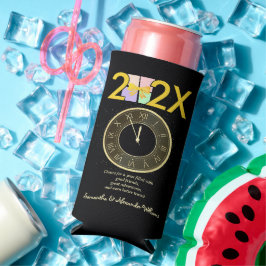 Simple Elegant New Year's Eve Gift Box Bow スリム缶クーラー