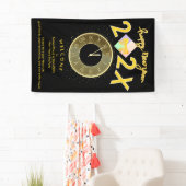 Simple Elegant New Year's Eve Gift Box Bow Welcome 横断幕 (インサイチュ)