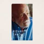 Simple Elegant Photo Funeral Sympathy Prayer Cards (正面)