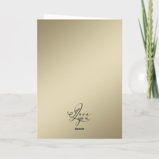 Simple Elegant Photo Valentine's day カード (裏面)