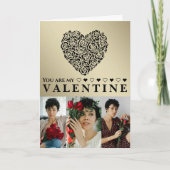 Simple Elegant Photo Valentine's day カード (正面)