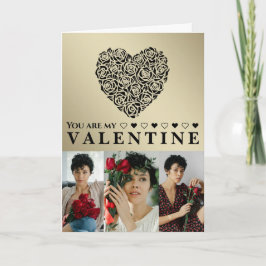 Simple Elegant Photo Valentine's day カード