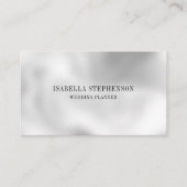 Simple Elegant Silver Pearl  名刺 (正面)