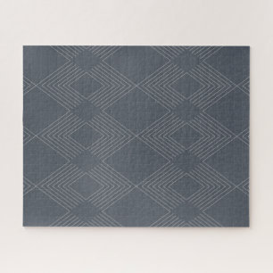 Simple, elegant, urban, chic line graphic pattern ジグソーパズル