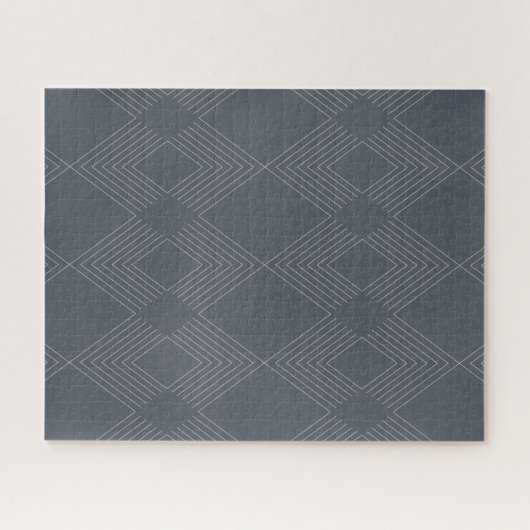 Simple, elegant, urban, chic line graphic pattern ジグソーパズル (横)