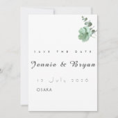 Simple Elegant Wedding Card Design (正面)