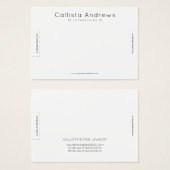 Simple Elegant White Black Hearts Bracelet Display (正面&裏面)