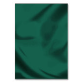 Simple Emerald Green and Gold Script Wedding テーブルナンバー (裏面)