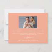 Simple Eucalyptus Greenery Wedding サンキューカード (裏面)