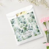 Simple Eucalyptus Lace Wedding フェイバーバッグ (封をした状態)