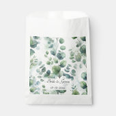 Simple Eucalyptus Lace Wedding フェイバーバッグ (正面)