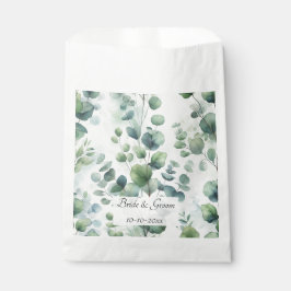 Simple Eucalyptus Lace Wedding フェイバーバッグ