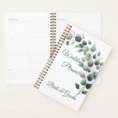 Simple Eucalyptus Wedding Planner プランナー手帳 (ディスプレー)