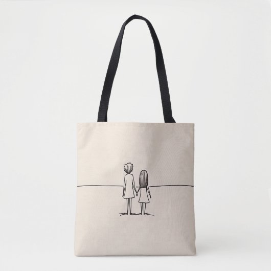 Simple Everyday Tote Bag – Reusable & Stylish トートバッグ (正面)