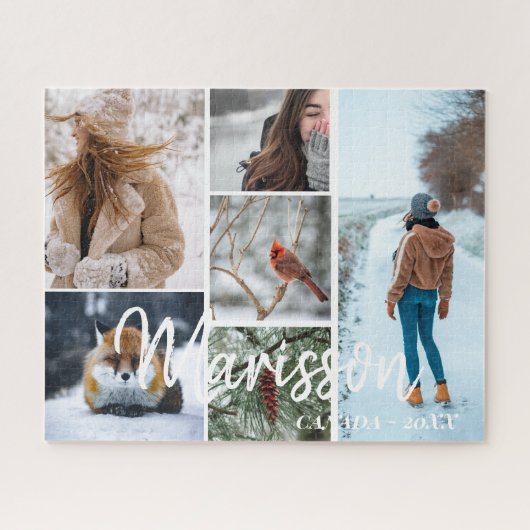 Simple Family Photo ジグソーパズル (横)