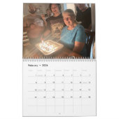 Simple Family Photos Calendar カレンダー (2月 2026)