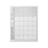 Simple Family Planner Calendar Notepad 2026 ノートパッド (回転)